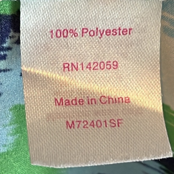 Macbeth Collection by Margaret Josephs Womens Geometric Sleeveless Blouse Size S - Picture 5 of 6